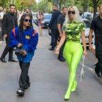 Kim And North During A Photoshoot