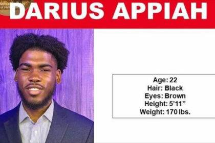 22 Year Old Darius Appiah Is Missing