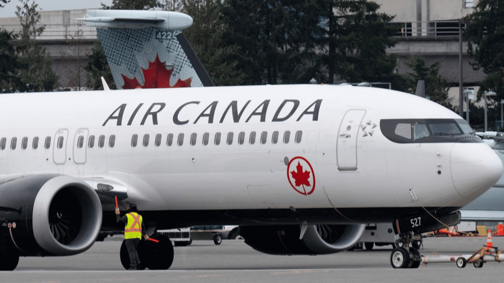 Air Canada Passenger Opens Cabin Door