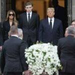 Barron Trump At Funeral