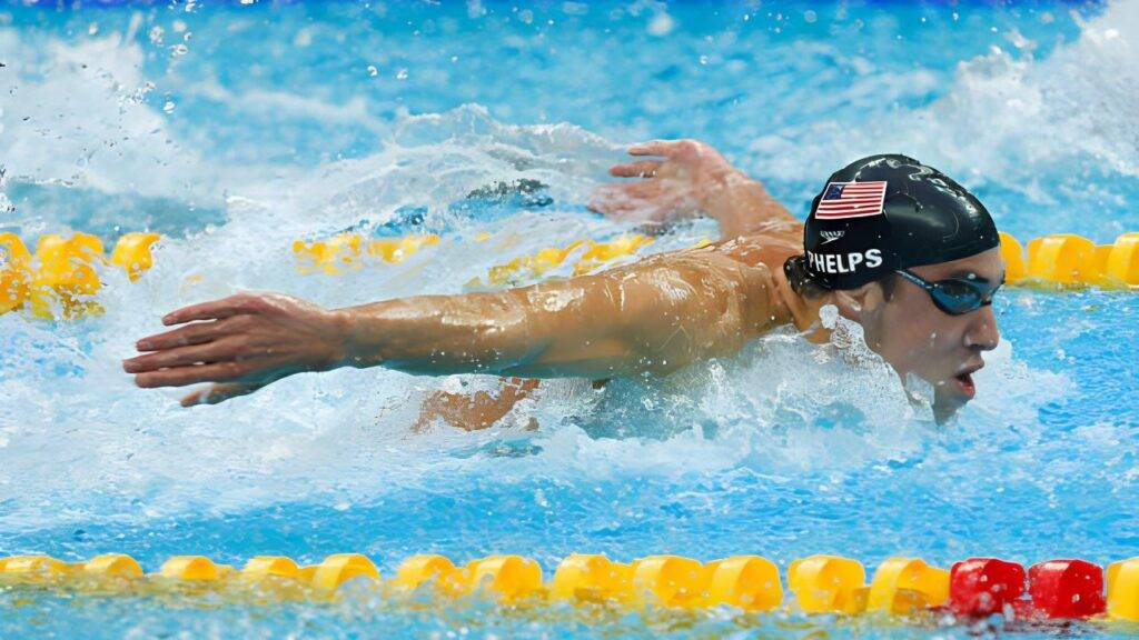 Michael Phelps Olympic Day 9- Swimming