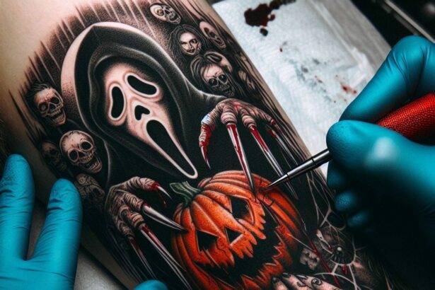 Simple Horror Movie Themed Tattoos