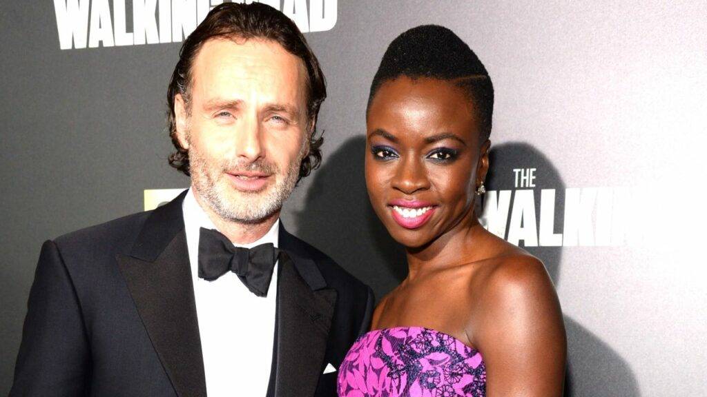 Andrew Lincoln and Danai Gurira