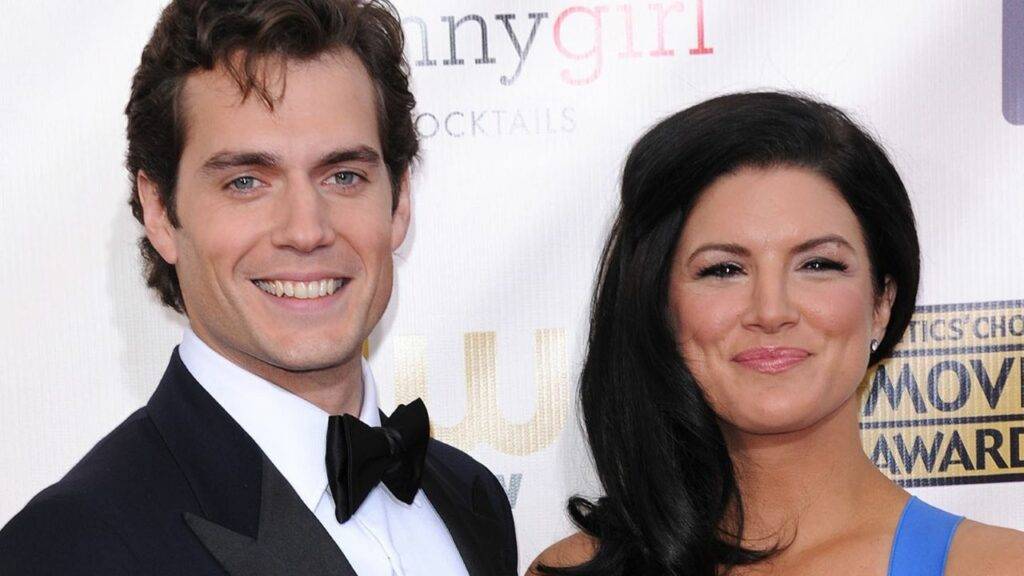 Henry Cavill With Gina Carano 