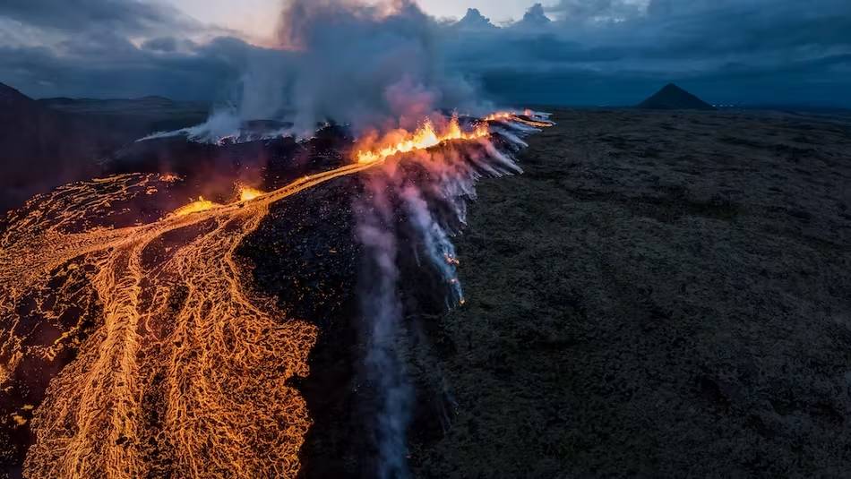 Iceland Volcano Eruption Today