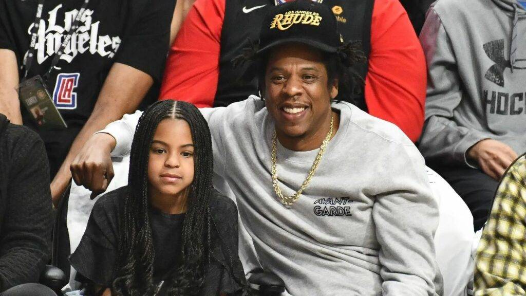 Jay Z Daughter with dad Jay Z