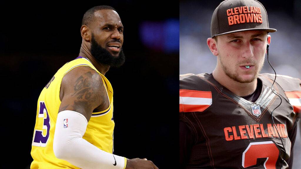 Lebron James And Johnny Manziel