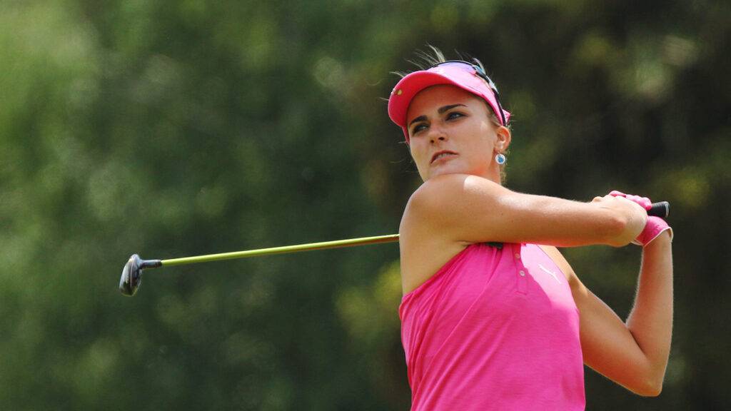 American professional golfer Lexi Thompson