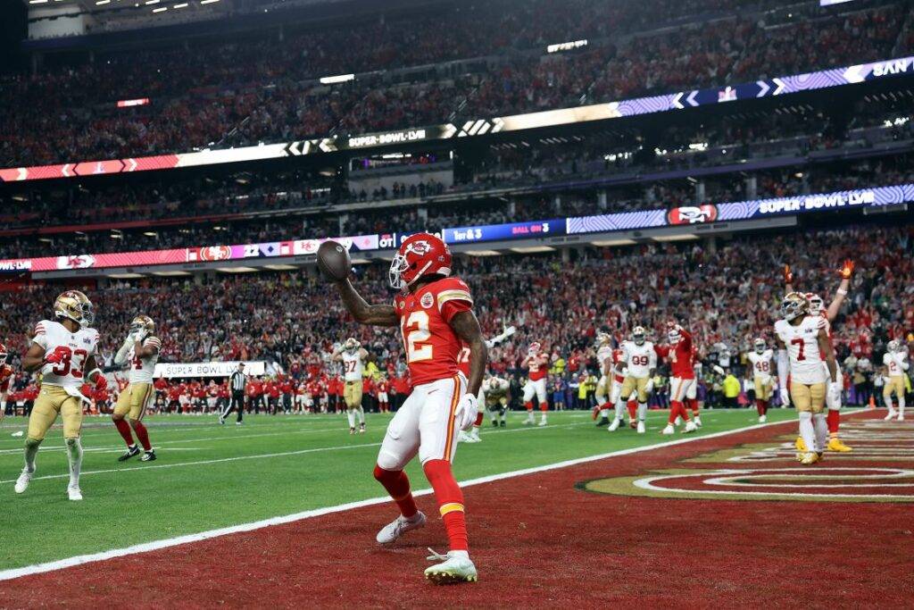 Mecole Hardman Touchdown