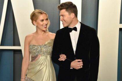 Scarlett Johansson With Husband