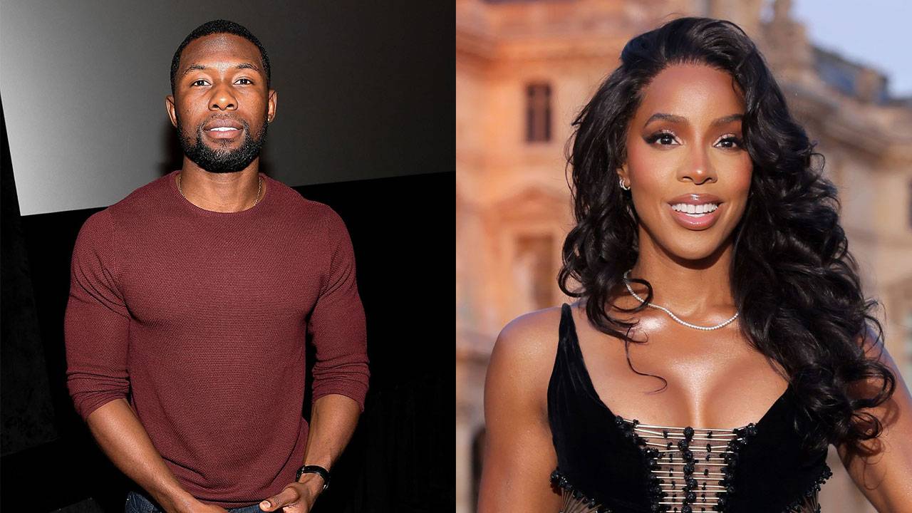 Trevante Rhodes and Kelly Rowland Talk Over Mea Culpa Paint Scene ...