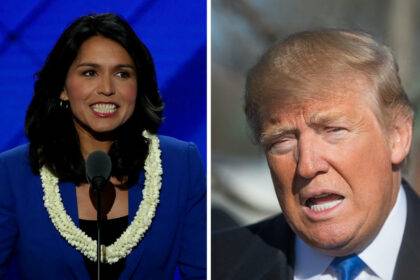 Tulsi Gabbard And Donald Trump 1