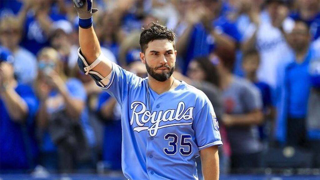 American baseball first baseman  Eric Hosmer