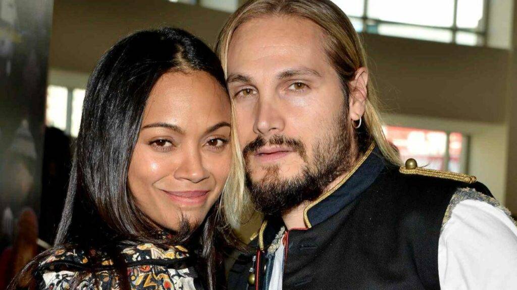 Zoe Saldana With Partner