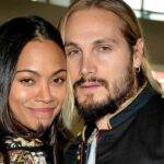 Zoe Saldana With Partner