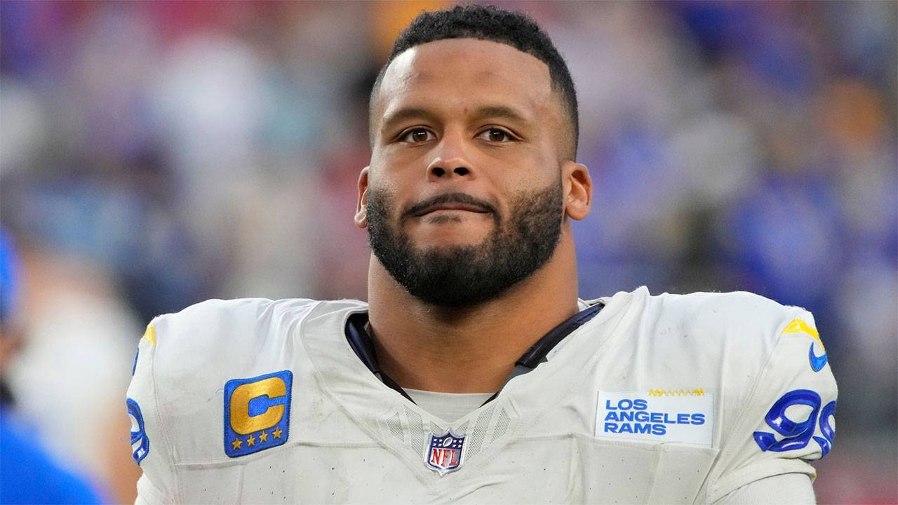 Is NFL Star Aaron Donald Retired? Aaron Donald Retirement Letter, Did ...