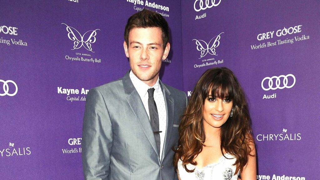 Actor Cory Monteith And Actress Lea Michele