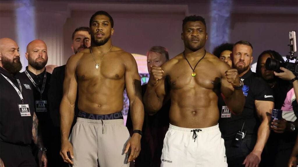 Anthony Joshua And Francis Ngannou