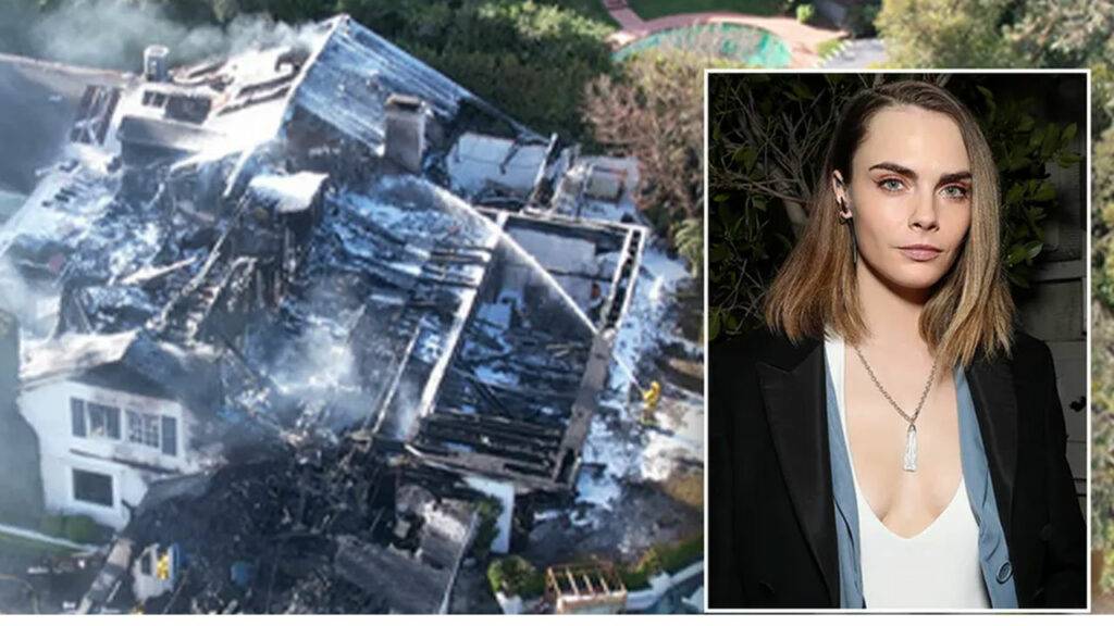 Cara Delevingnes Los Angeles House Destroyed By Fire