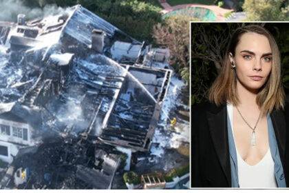 Cara Delevingnes Los Angeles House Destroyed By Fire