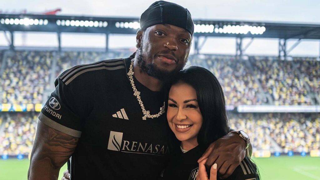 Derrick Henry with Girlfriend Adrianna Rivas