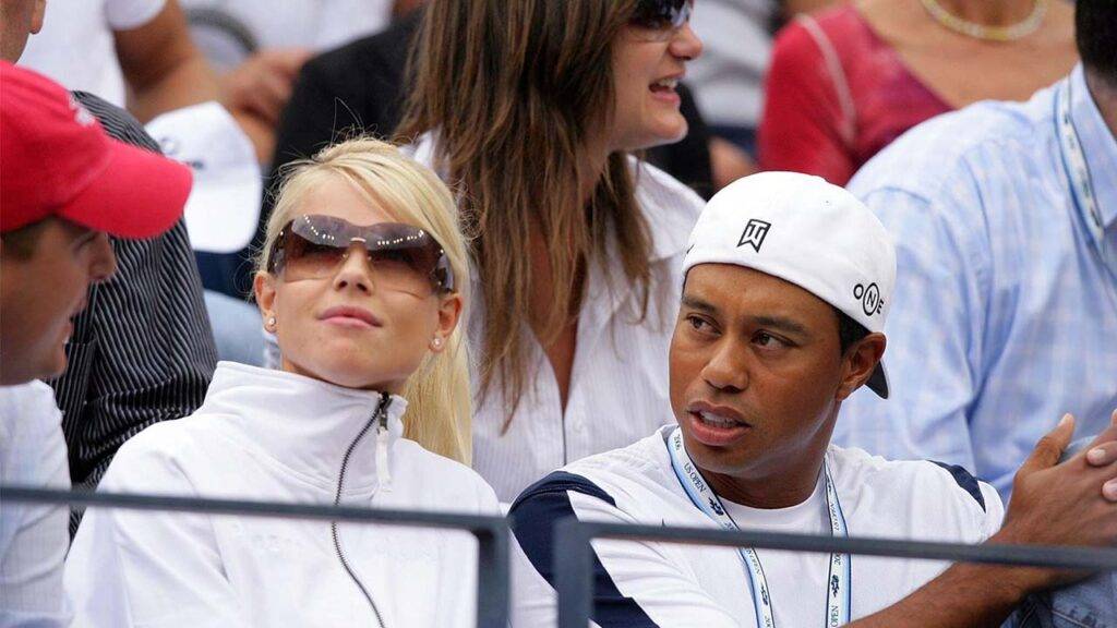 Elin Woods and Tiger Woods