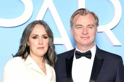 Emma Thomas And Christopher Nolan Arrive At The 49th Cesar Film Awards