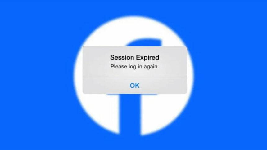 Facebook App Session Expired Error