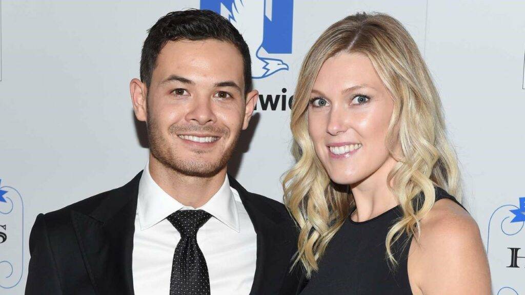 Kyle Larson and her Wife Katelyn Sweet