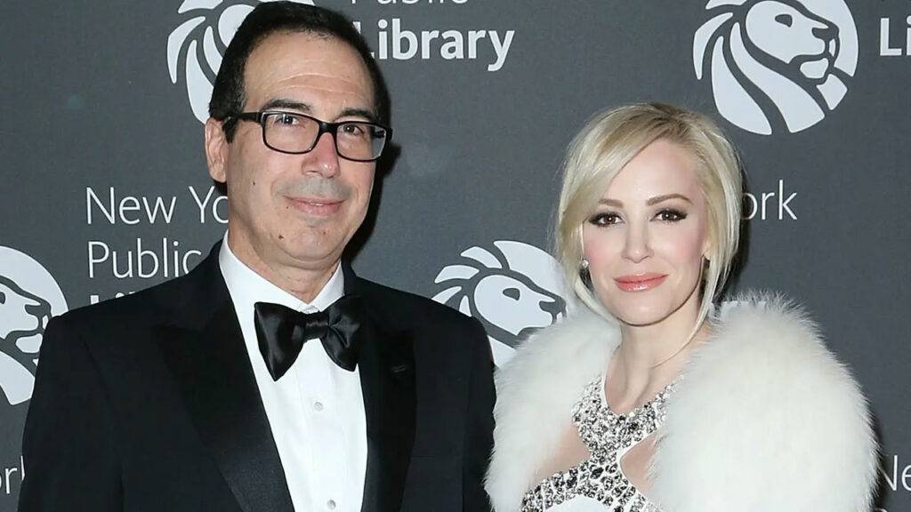 Steven Mnuchin And Her Wife Louise Linton