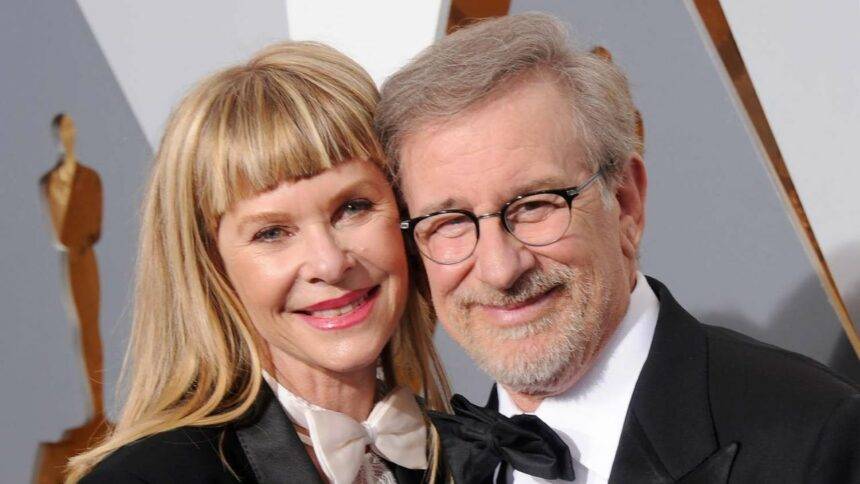 Steven Spielberg With Wife