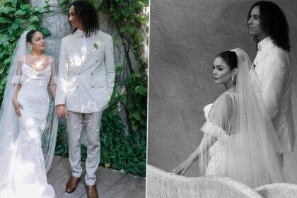 Vanessa Hudgens And Cole Tucker Wedding Images