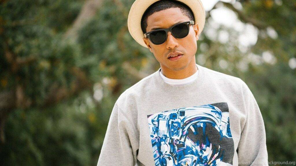 American record producer and singer-songwriter Pharrell Williams