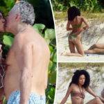 Aoki Lee Simmons 21 Kisses Vittorio Assaf 65 In St. Barts