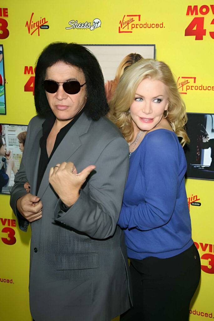 US musician Gene Simmons and his wife Shannon Tweed