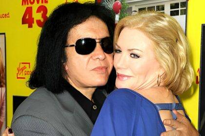Musician Gene Simmons L And Wife Shannon Tweed